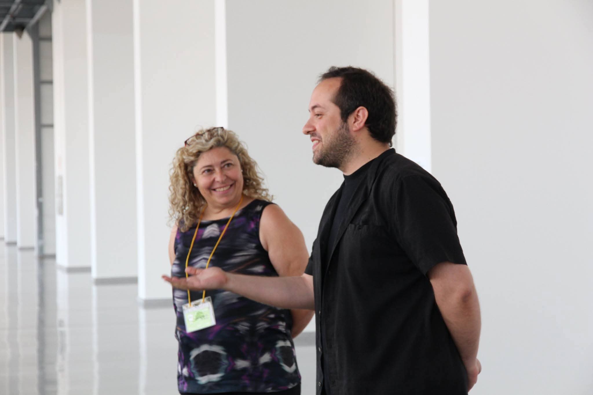 Vicente Perpiñá durante una actividad del Campus DKV Fresh Art 2016